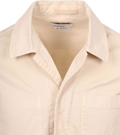 King Essentials The Benjamin Overshirt Ecru