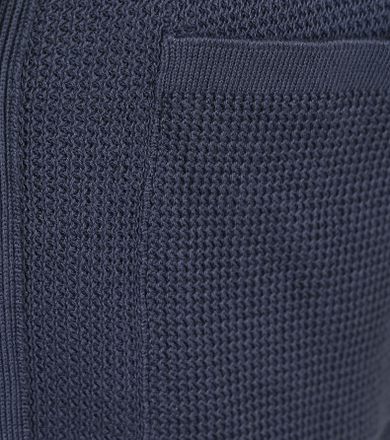 KnowledgeCotton Apparel Knitted Top Dunkelblau