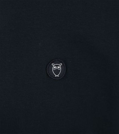 KnowledgeCotton Apparel T-shirt Navy