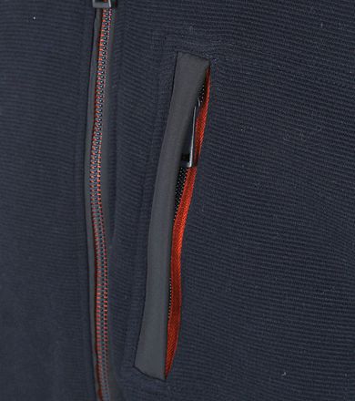 CASAMODA Cardigan Zippé Navy
