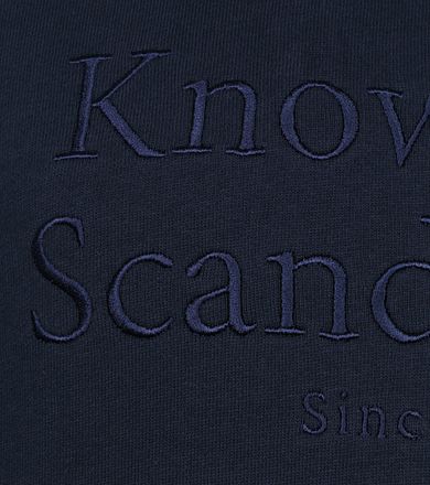 KnowledgeCotton Apparel Pullover Elm Navy