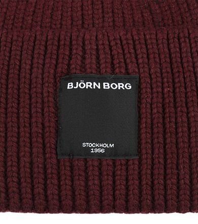 Bjorn Borg Knitted Mütze Bordeaux