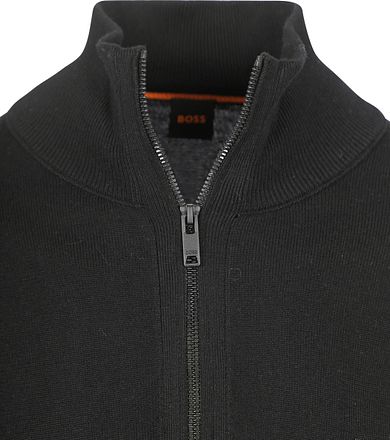 BOSS Kanobix Half Zip Sweater Black