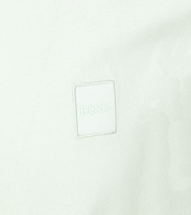 BOSS T-shirt Saga Ljusblå