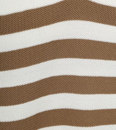 Blue Industry M10 Polo Shirt Stripes Brown