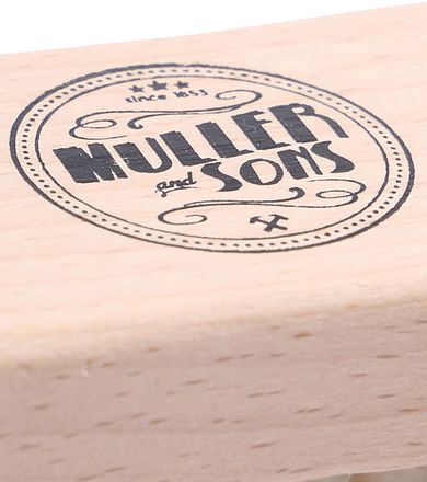 Muller & Sons Mockaborste Mocka