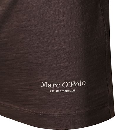 Marc O'Polo T-skjorte Slub Brun