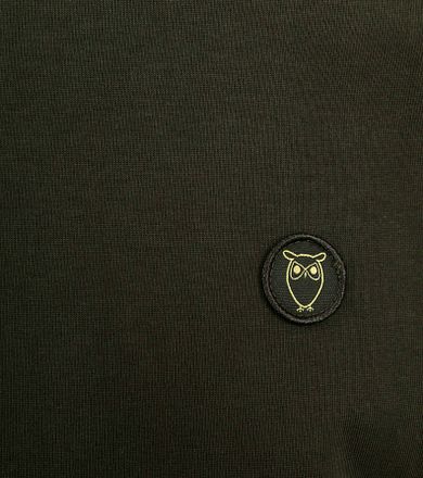 KnowledgeCotton Apparel T-shirt Dark Green