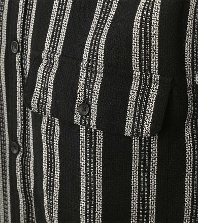 Anerkjendt Shirt Leif Structure Stripe Antra