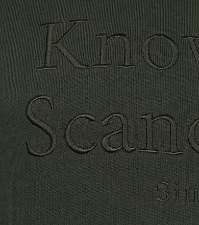 KnowledgeCotton Apparel Trui Elm Donkergroen