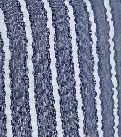 Dstrezzed Skjorte Leonard Seersucker Blå Stripe