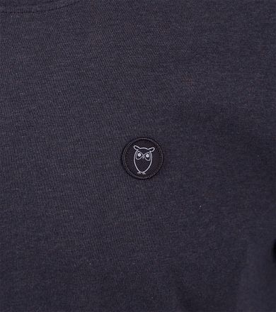 KnowledgeCotton Apparel T-Shirt Navy