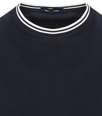 Fred Perry M1588 Twin Tipped T-shirt Donkerblauw