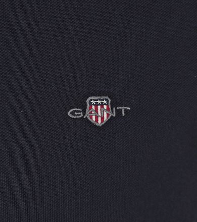 GANT Shield piqué-poloshirt blå