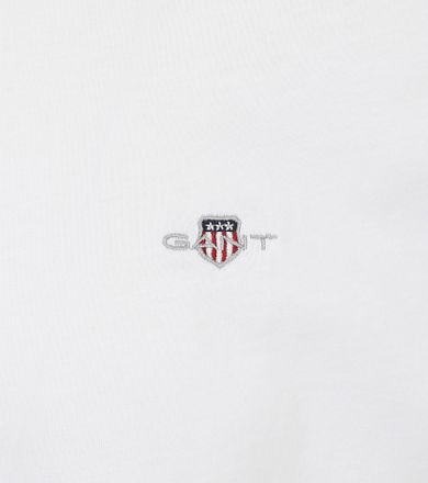 GANT T-shirt Sköldlogga Vit