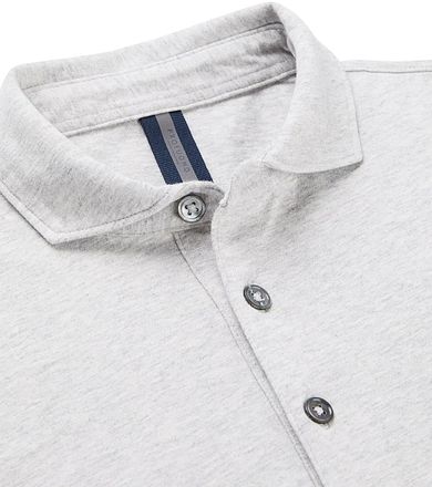 Profuomo Langærmet Polo Grå Melange