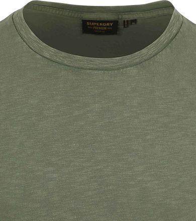 Superdry Slub T-Shirt Melange Olive Green