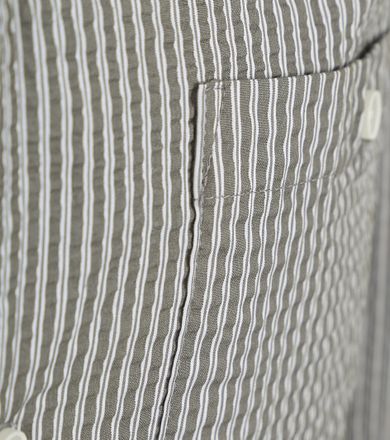 Anerkjendt Shirt Kurt Stripes Seersucker Green