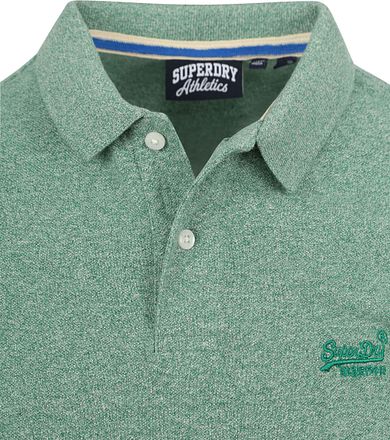 Superdry Piqué Poloshirt Melange Grøn