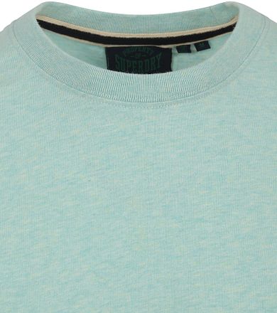 Superdry Klassisk T-shirt Melange Ljusgrön