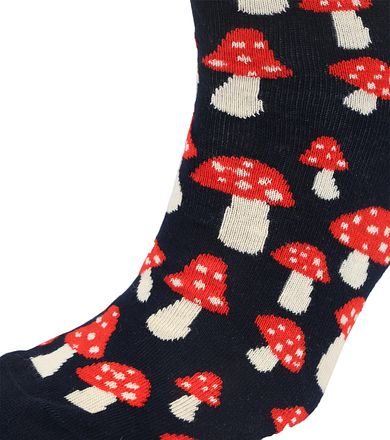 Happy Socks sokker med svampe-print i rød