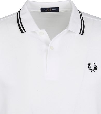 Fred Perry M3600 poloskjorte i hvit