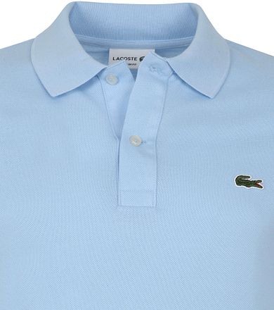 Lacoste Pique Polo Shirt Light Blue