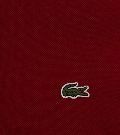 Lacoste Polo Shirt Pique Bordeaux