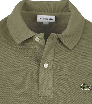 Lacoste Polo Shirt Pique Olive Green