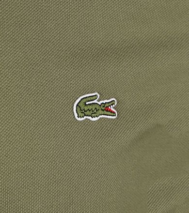 Lacoste Poloshirt Pique Olijfgroen
