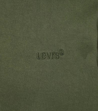 Levi's Genser Autentisk Logo Olivengrønn