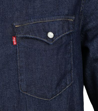 Levi's Barstow Skjorte Mørkeblå