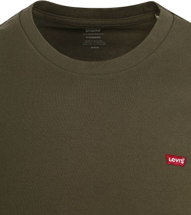 Levi's T-shirt Original Dunkelgrün