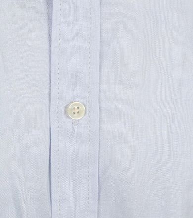 Scotch and Soda Linnen Overhemd Lichtblauw