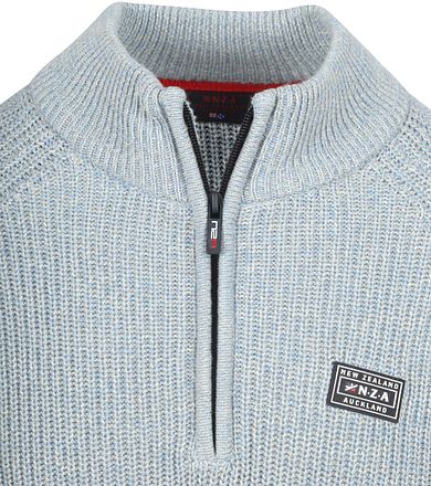 NZA Half Zip Trui Drake Lichtblauw