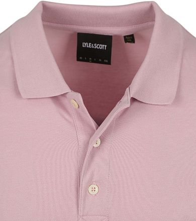 Lyle and Scott Polo Shirt Light Pink