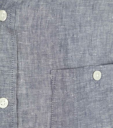 KnowledgeCotton Apparel Skjorte i Vintage Indigo-lin