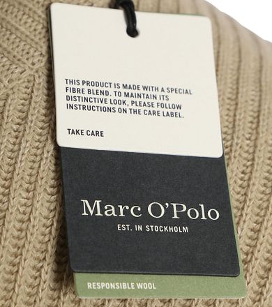 Marc O'Polo Genser i Ullblanding Beige