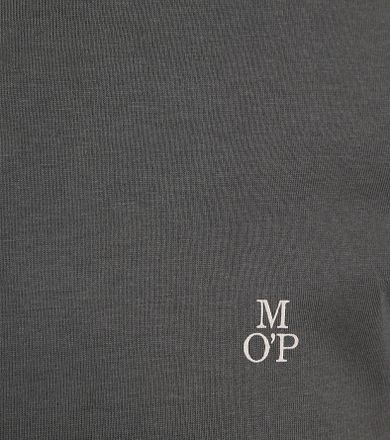 Marc O'Polo Langermet T-skjorte Mørkegrønn