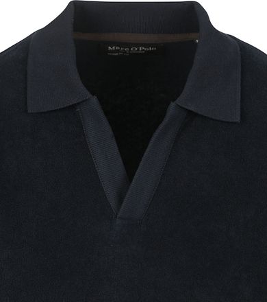 Marc O'Polo Polo Shirt Riva Terry Cloth Navy