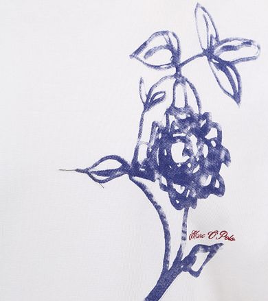 Marc O'Polo T-Shirt Flower White