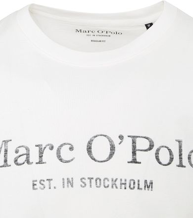 Marc O'Polo T-skjorte med Logo i Hvit