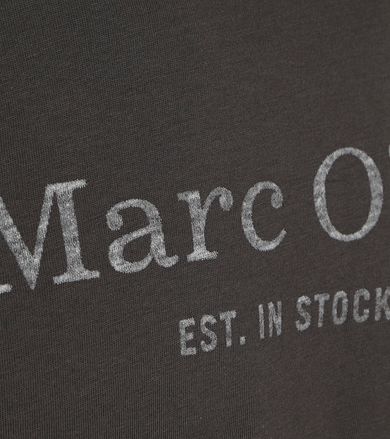 Marc O'Polo T-skjorte Logo Antrasitt