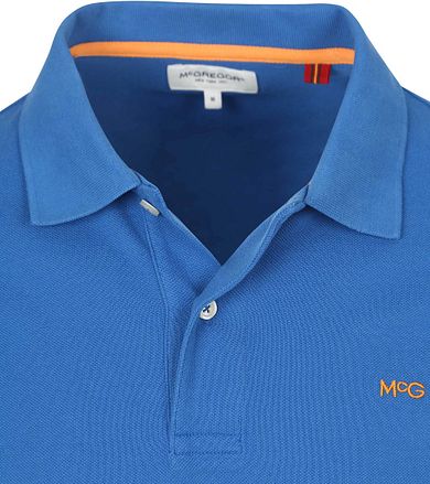 McGregor Piqué Polo Koboltblått