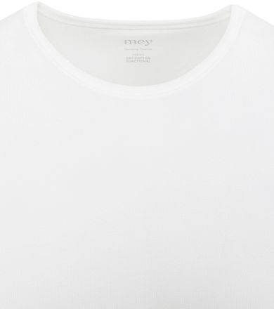 Mey O-hals Dry Cotton T-skjorte Hvit