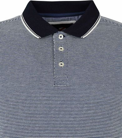 Suitable Oxford-polo Mørkeblå