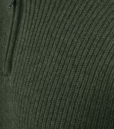 Steppin' Out Half-Zip Genser Lammeull Oliven