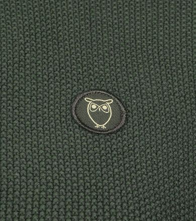 KnowledgeCotton Apparel Tröja Field Mörkgrön