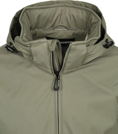 No Excess Jacket Hood Army