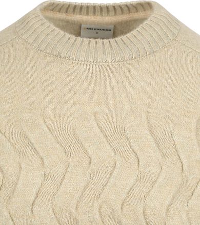 No Excess jacquardgenser ecru